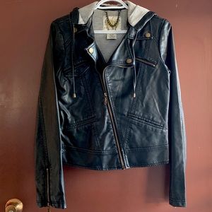 Vegan Leather BillaBong Jacket Circa 2006